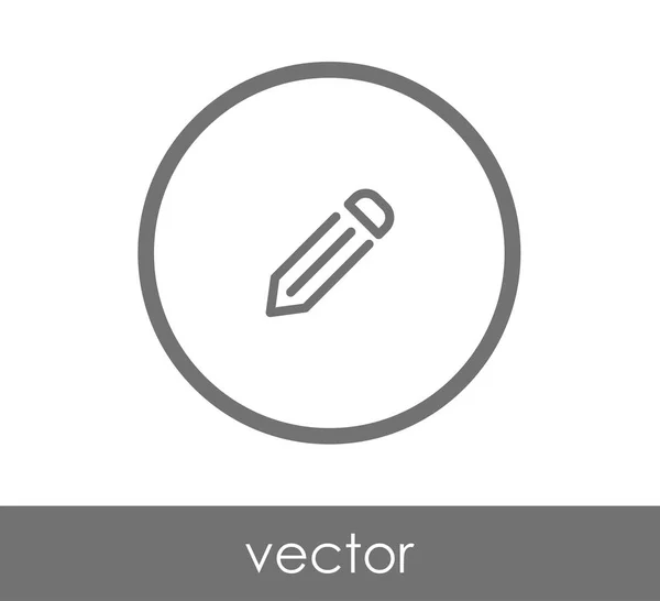 Editar icono de concepto — Vector de stock