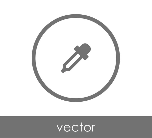 Cuentagotas icono web — Vector de stock