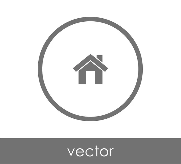 Ícone de construção home — Vetor de Stock