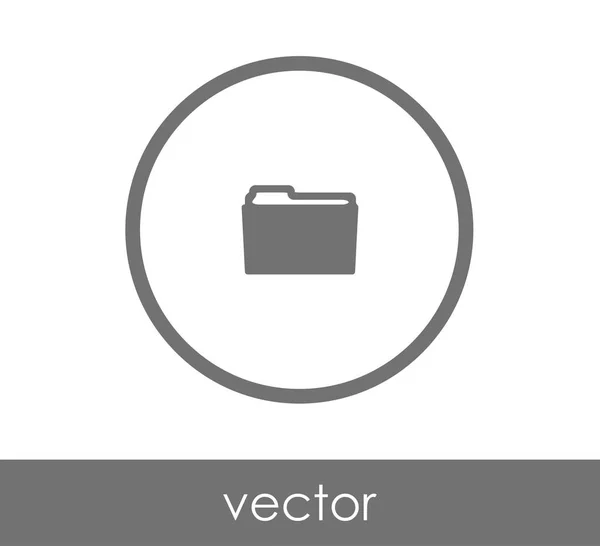 Folder web icon — Stock Vector