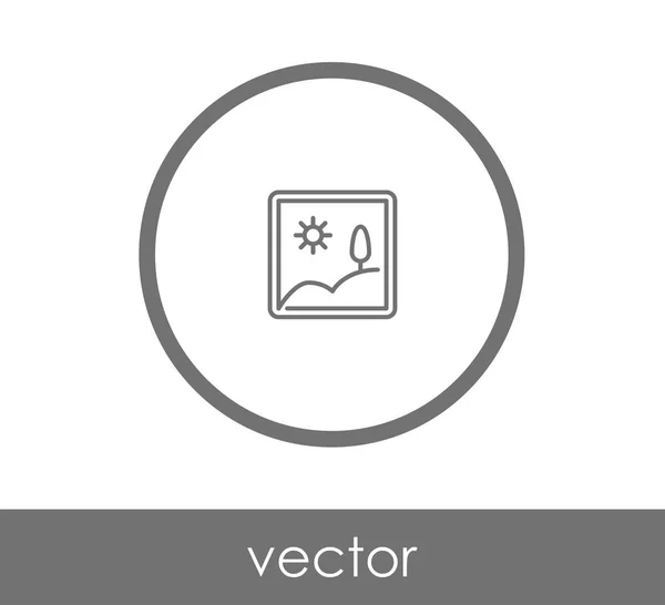 Icono de marco rectangular — Vector de stock