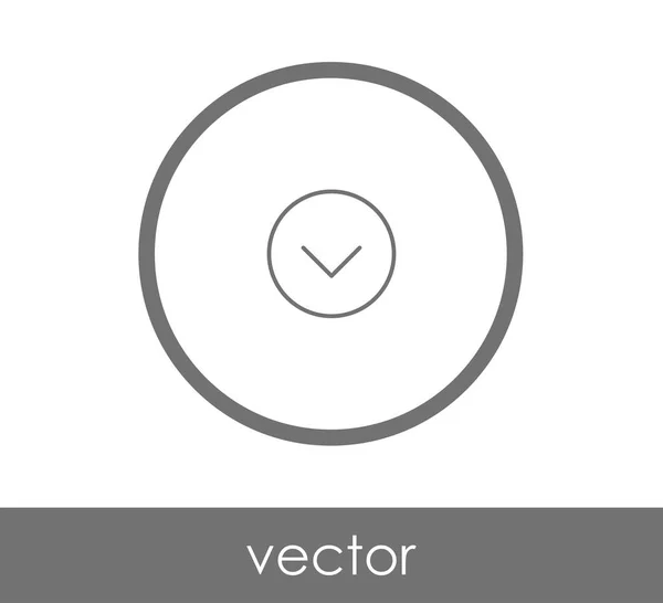Töltse le a nyíl ikonra — Stock Vector