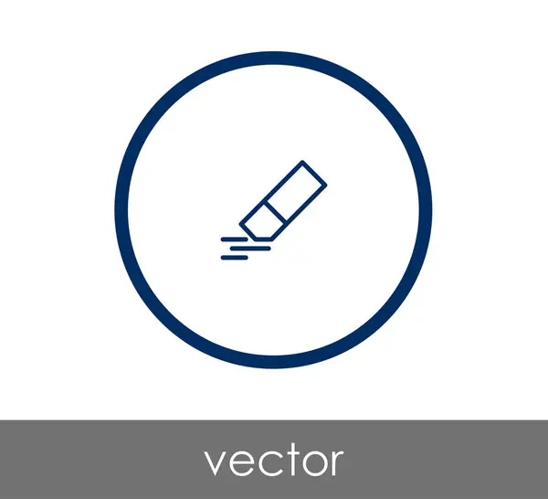 Ícone web Borracha —  Vetores de Stock