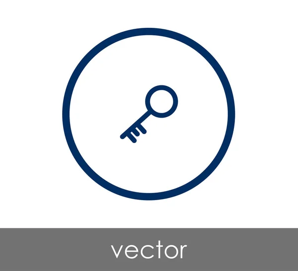 Diseño del icono clave — Vector de stock