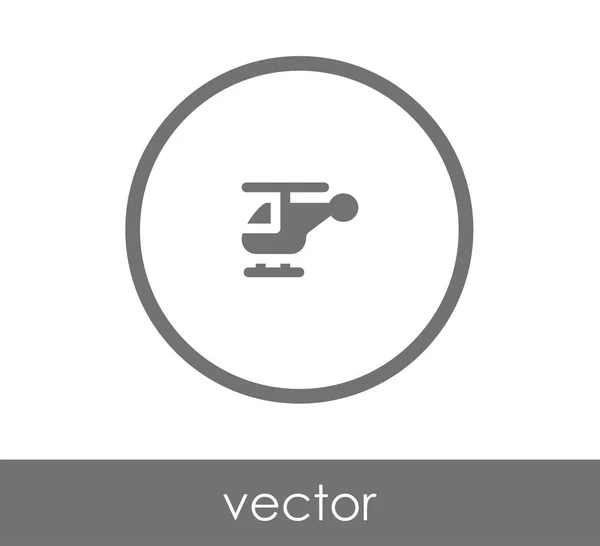 Ilustración del icono del helicóptero — Vector de stock