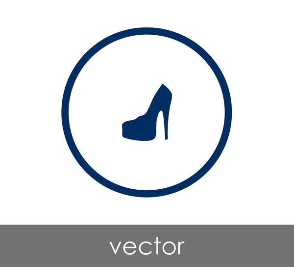 Zapato de tacón alto icono — Vector de stock