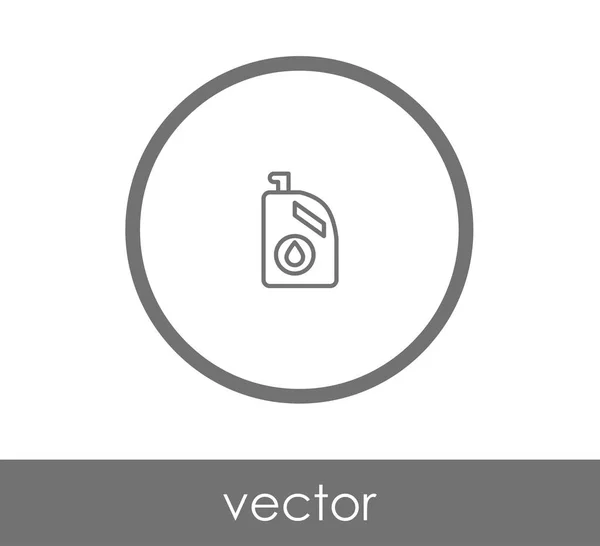 Bränsle kan ikonen — Stock vektor