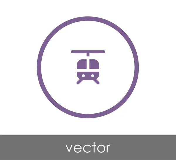Ilustración del icono del helicóptero — Vector de stock