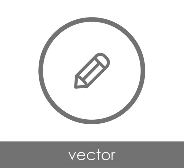 Editar icono de concepto — Vector de stock