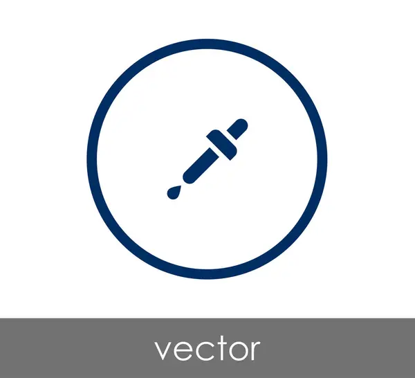 Druppelaar web pictogram — Stockvector