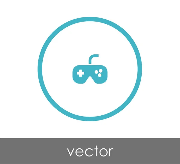 Joystick ícone web — Vetor de Stock