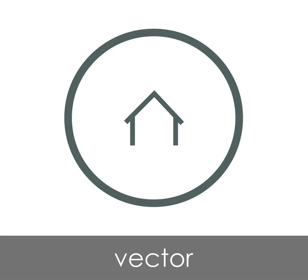 Hausbau-Ikone — Stockvektor
