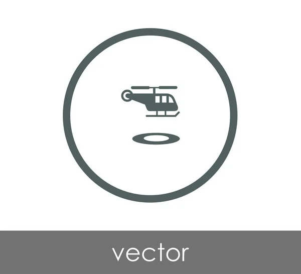 Ilustración del icono del helicóptero — Vector de stock