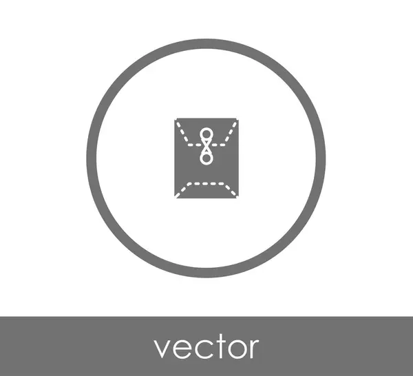 Icona del segno di busta — Stockvector