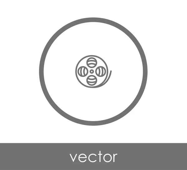 Diseño del icono de la película — Vector de stock