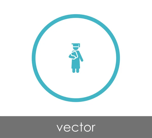 Ballagási fok ikon — Stock Vector