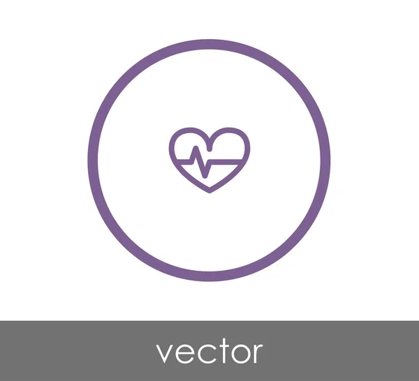 Simple heart icon — Stock Vector