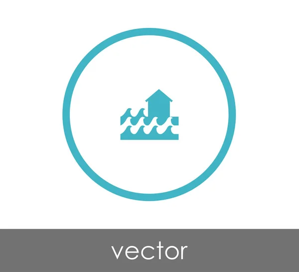 Icono del edificio de casa — Vector de stock