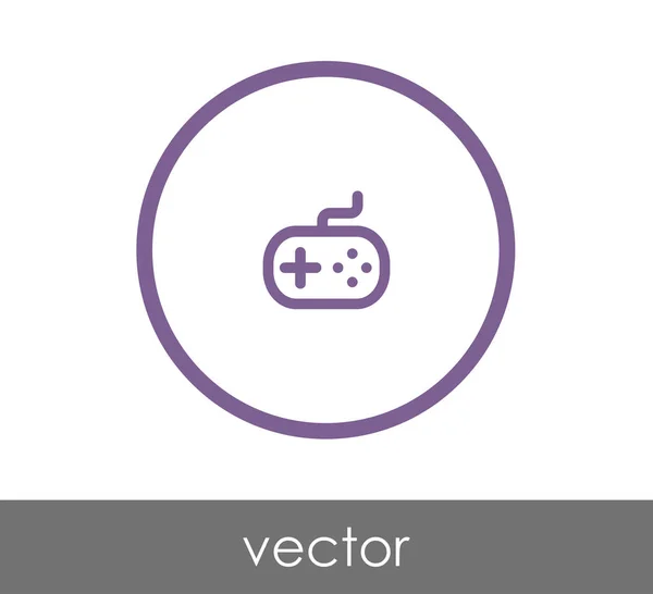 Joystick ícone de jogos — Vetor de Stock