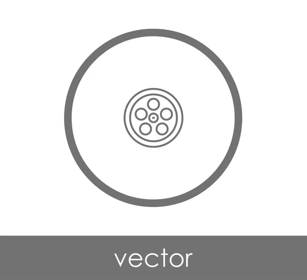Design dell'icona del film — Vettoriale Stock