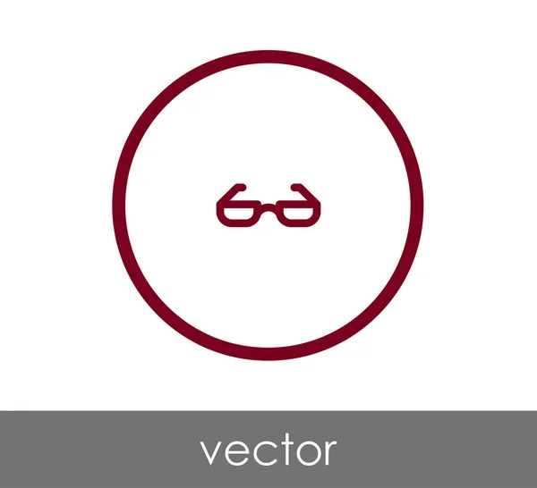 Плоская иконка очков — стоковый вектор