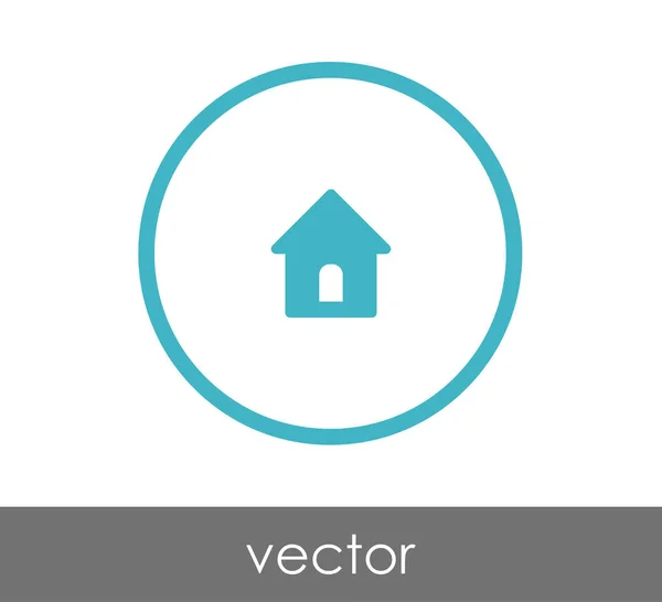 Ícone de construção home — Vetor de Stock