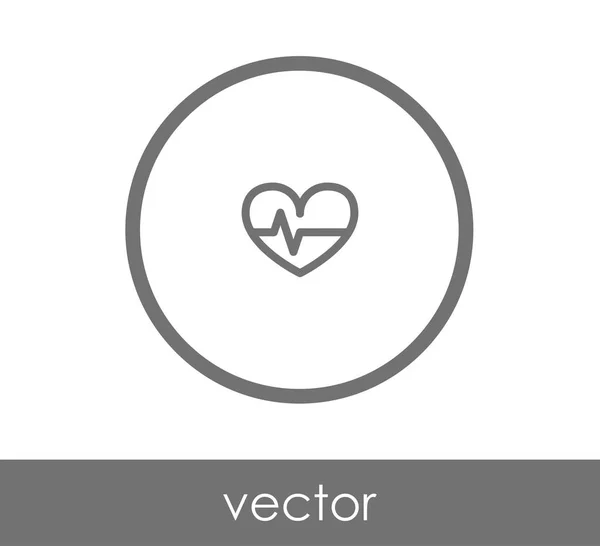 Simple heart icon — Stock Vector