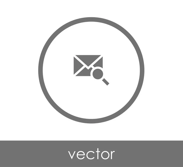 Suche E-Mail-Symbol — Stockvektor