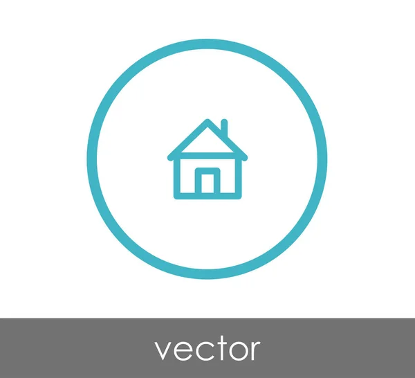 Ícone de construção home — Vetor de Stock