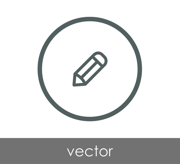 Editar icono de concepto — Vector de stock