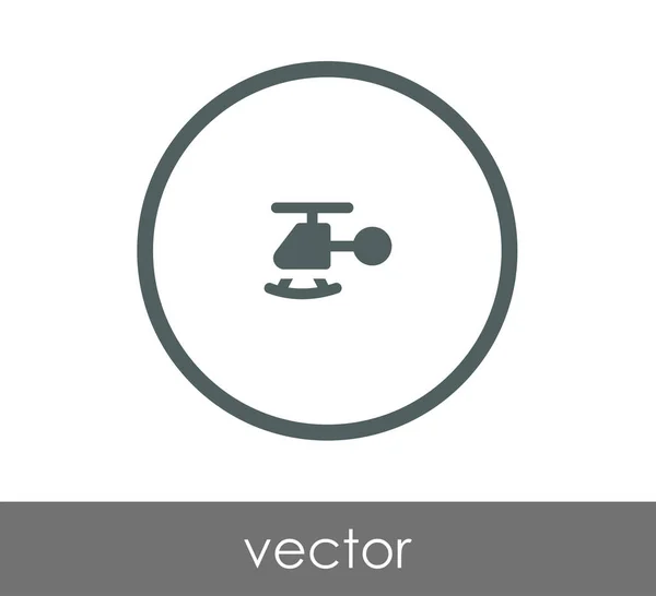 Ilustración del icono del helicóptero — Vector de stock