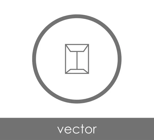 Значок знака оболочки — стоковый вектор