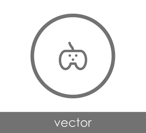 Juego joystick icono — Vector de stock