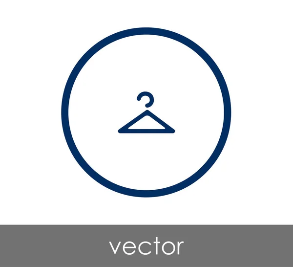 Kleiderbügel einfaches Symbol — Stockvektor