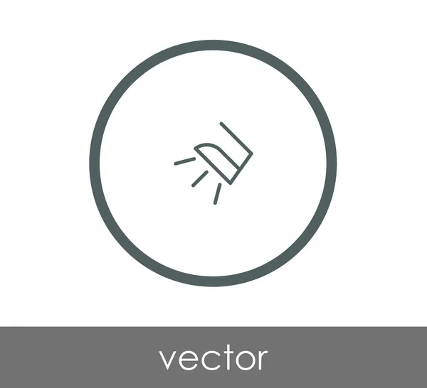 Illustrazione icona ferro — Vettoriale Stock