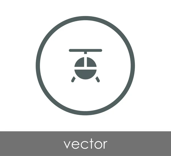 Illustration icône hélicoptère — Image vectorielle