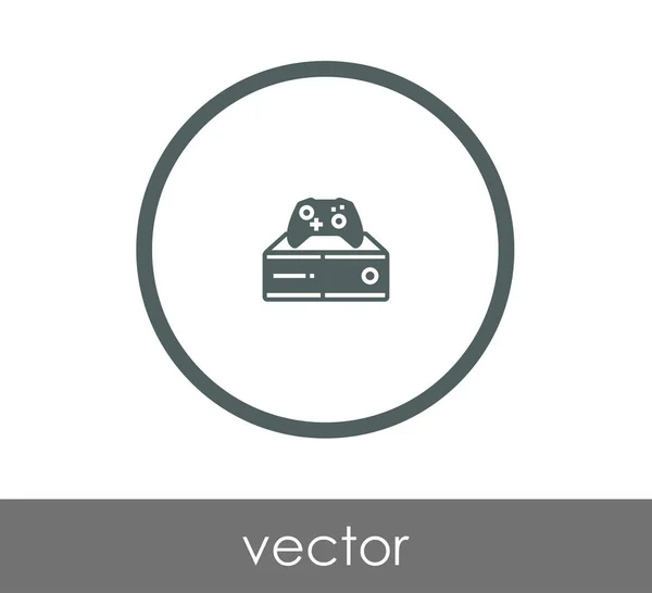 Joystick icono web — Vector de stock