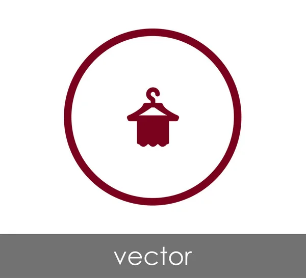 Colgador icono simple — Vector de stock