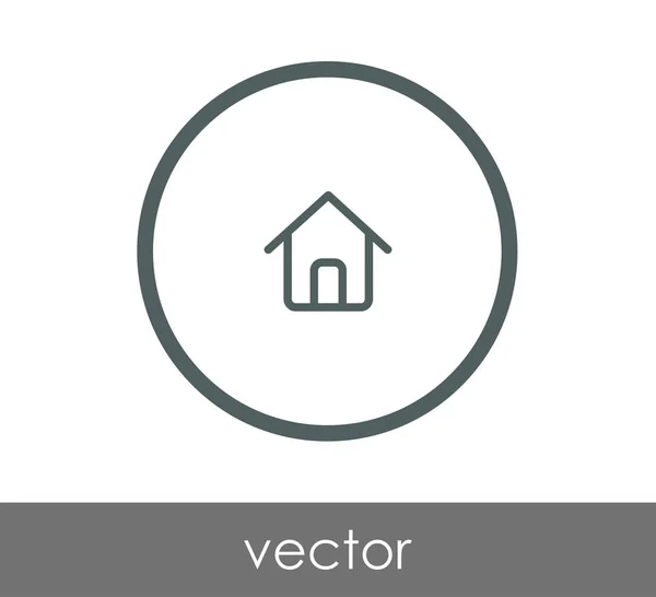 Ícone de construção home — Vetor de Stock