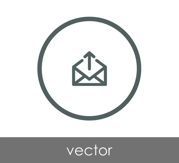 E-Mail-Symbol versenden — Stockvektor