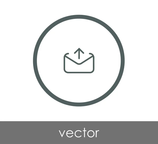 E-Mail-Symbol versenden — Stockvektor