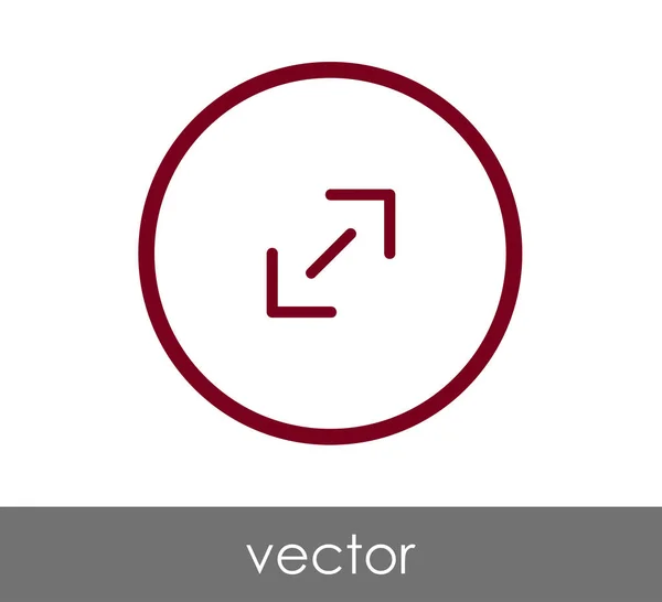 Icono de pantalla completa — Vector de stock