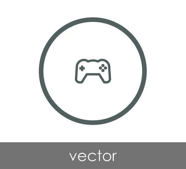 Juego joystick icono — Vector de stock