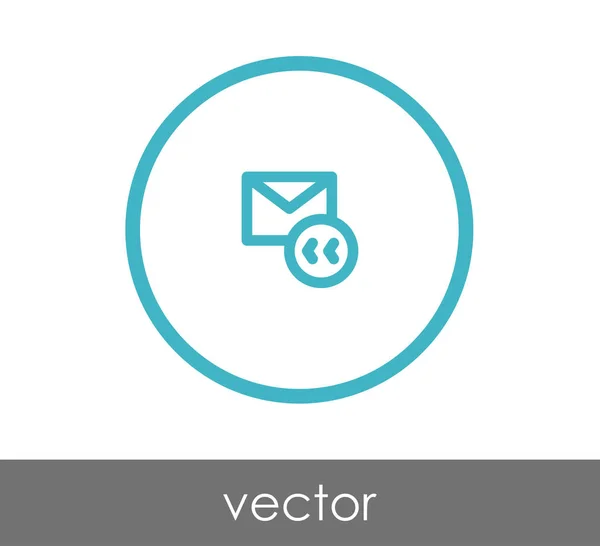 E-Mail-Antwort-Symbol — Stockvektor