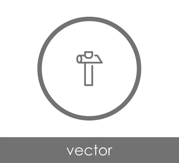 Icono de martillo de subasta — Vector de stock