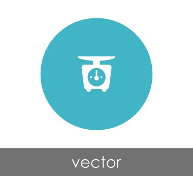 Gıda ölçek simgesi 