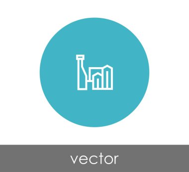 Fabrika simgesini işaret