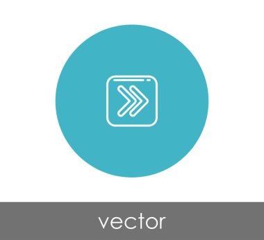 Hızlı ileri simgesi