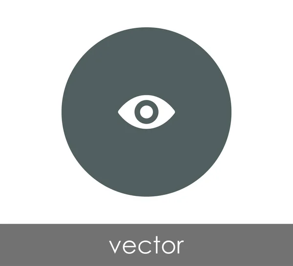 Icono del ojo en círculo — Archivo Imágenes Vectoriales