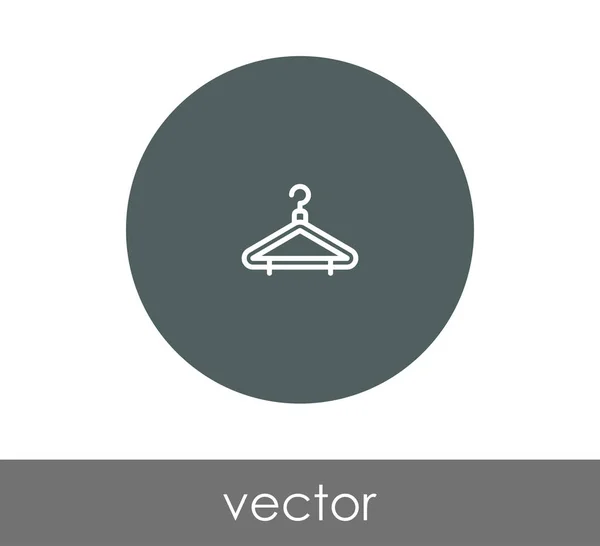 Дизайн иконки вешалки — стоковый вектор